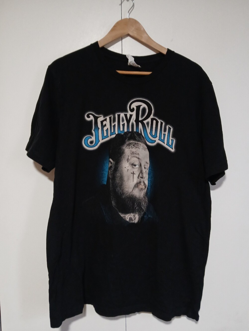 ​Jelly Roll Backroad Baptism Tour Graphic Concert Tee Shirt Men's 2XL Black